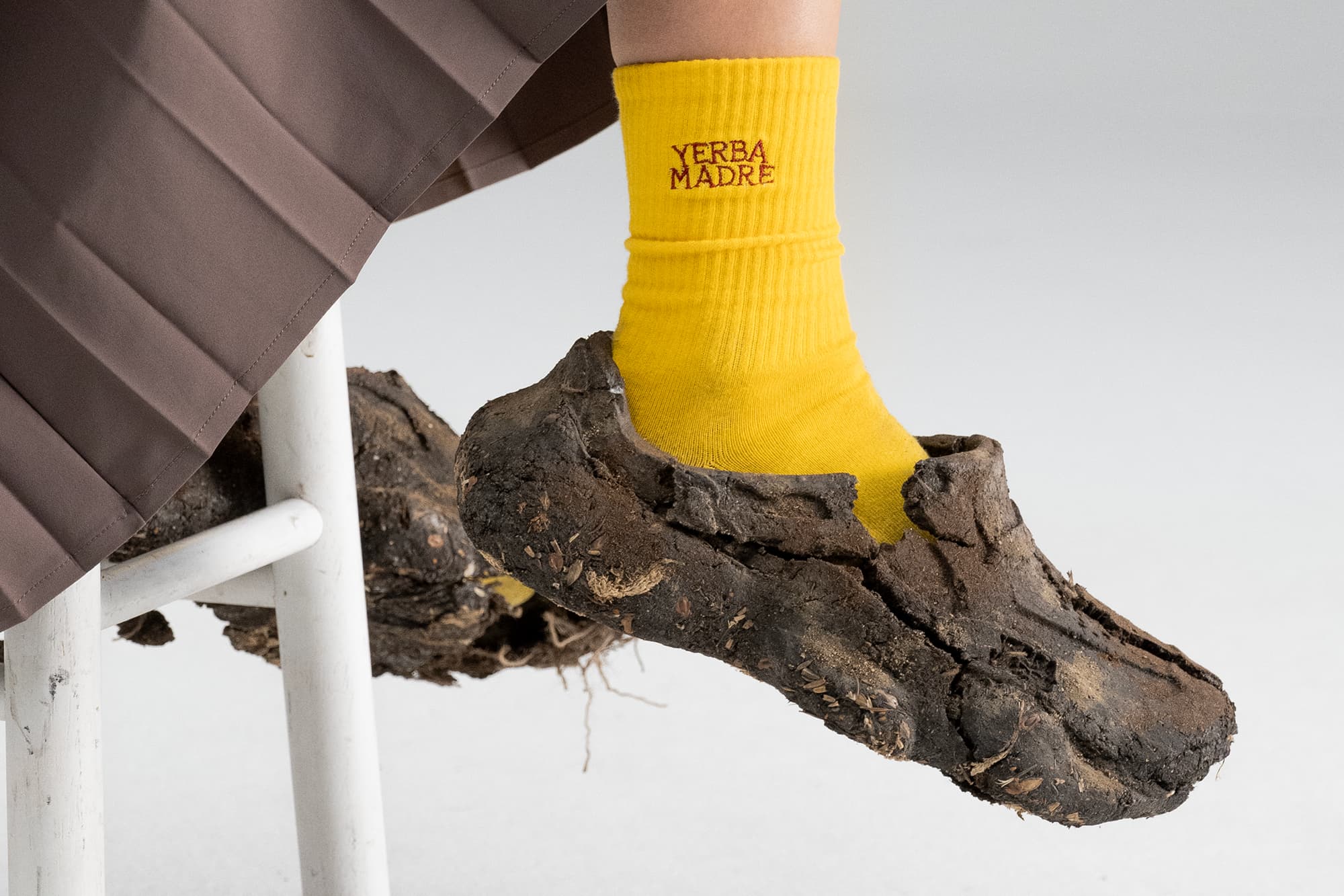 Dirt Shoes - Hanging by Stool